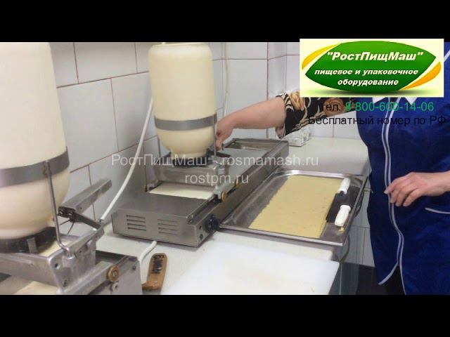 Блинный аппарат Италия от РостПищМаш смотреть онлайн