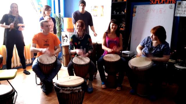 Джембе в Москве - Sun Drums + Елена Суслова смотреть онлайн