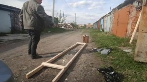 Лестница 3м из дерева своими руками.