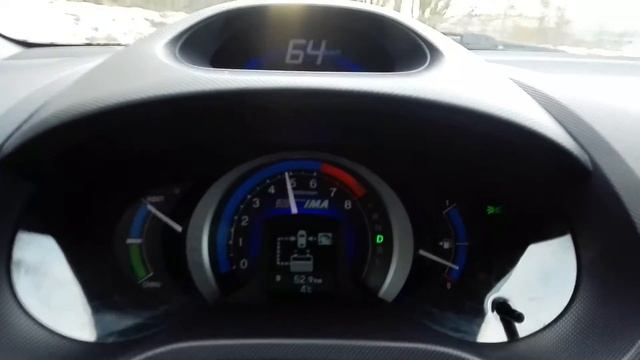 Honda Insight 2010, 0-100 km/h смотреть онлайн
