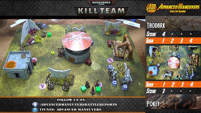 Warhammer 40k Death Guard vs. Space Marines - Kill Team Battle Report смотреть онлайн