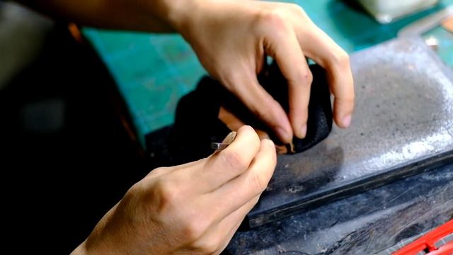 ( Leather Craft ) Making Gloves  Leather Handmade /tutorial / PDF Pattern