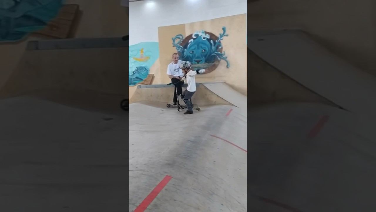 Тренировка по самокату Инструктор Дмитрий Купер скейт парк BunnyHop смотреть онлайн