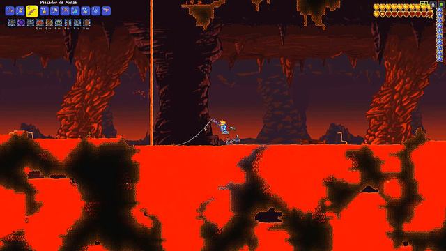 Terraria 1.4 para Iniciantes 42 - Como pescar na lava - PT BR смотреть онлайн