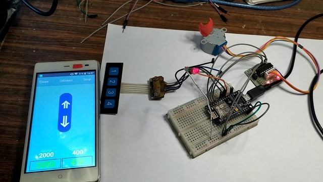 ESP8266 открывает жалюзи смотреть онлайн