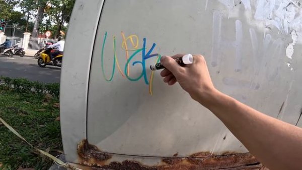 Graffiti test with Wekman HandMixed 1UP