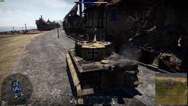 War Thunder Arcade Battles Tiger 1 E 12kill смотреть онлайн
