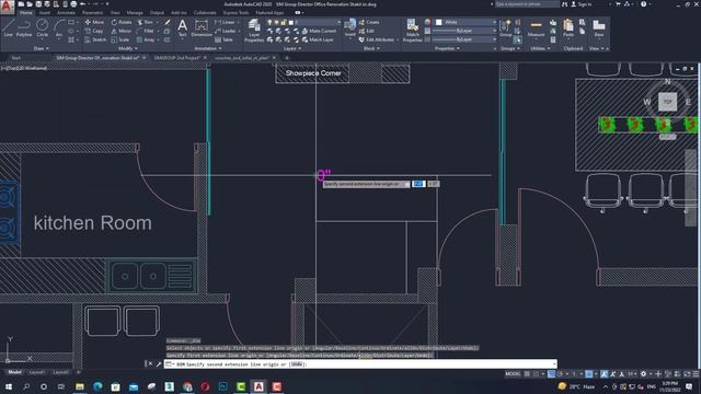How to Make Office interior Design | Furniture Layout Plan 2d | AUTOCAD смотреть онлайн