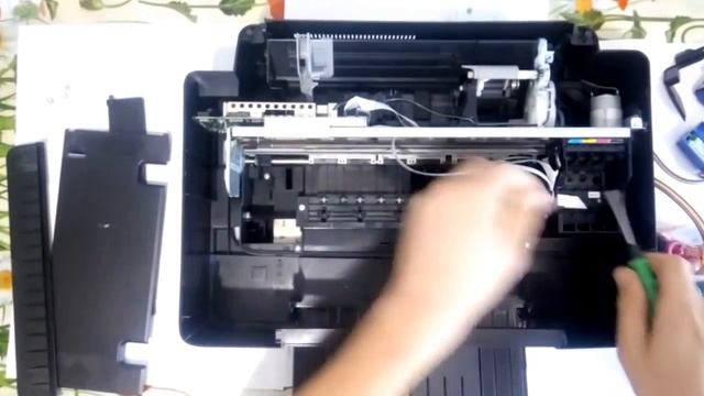 Чистка печатающей головки принтера Epson SX130 МФУ смотреть онлайн