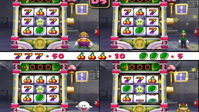 Mario Party 5 minigame: Lucky Lineup 60fps смотреть онлайн