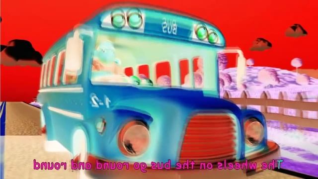 wheels on the bus go round and round [ Best after effects overlay ] nursery rhymes inverted смотреть онлайн