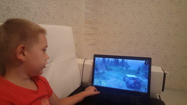 SpinTires Hammer H1 переезжает реку и въезжает на крутой берег. смотреть онлайн
