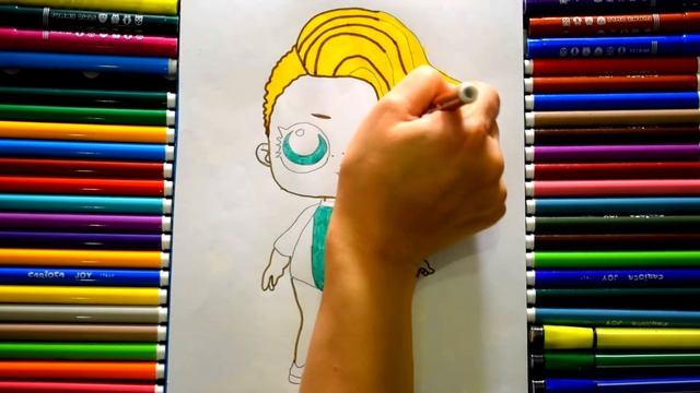 Куколка ЛОЛ пупсик LOL coloring Surprise Doll Lil Outrageous Littles Series 1 раскраска Беларусь смотреть онлайн