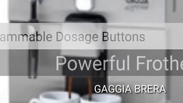 Gaggia Brera смотреть онлайн