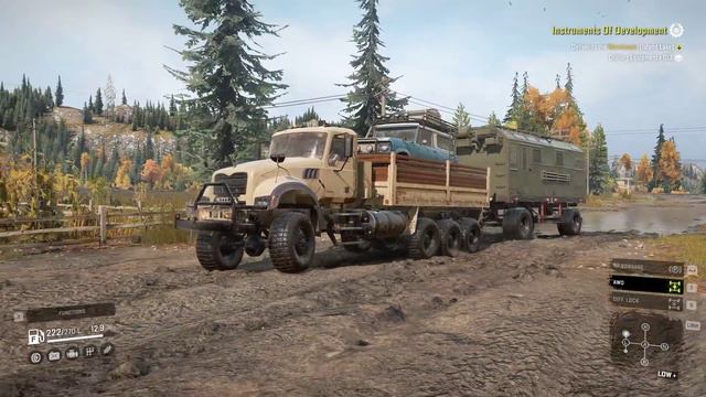 SnowRunner Mods - Military Truck, Mack Defense M917A3 8x8 - Driving Offroad Transport Scout 800 4x4 смотреть онлайн