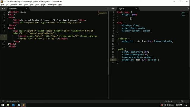 Material Design Loader Preloader Animations only with HTML & CSS - Live Coding | EL Creative Media смотреть онлайн