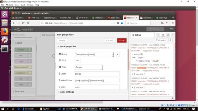 Advanced Node RED Flow + MySQL + Gauge Dashboard Display смотреть онлайн