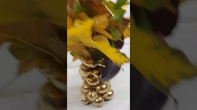 поделка своими руками Вазочка из каштанов смотреть онлайн