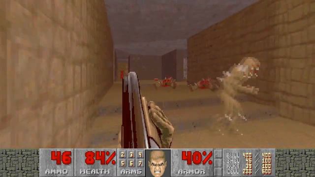 Прохождение Doom 2 Level 22: Catacombs смотреть онлайн