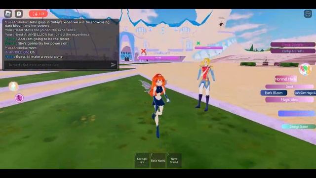 (Showcasing dark bloom in glam magic power beta roblox) смотреть онлайн