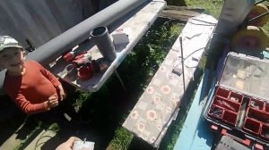 Снова в деревне. Септик из еврокубов. Как закопать.