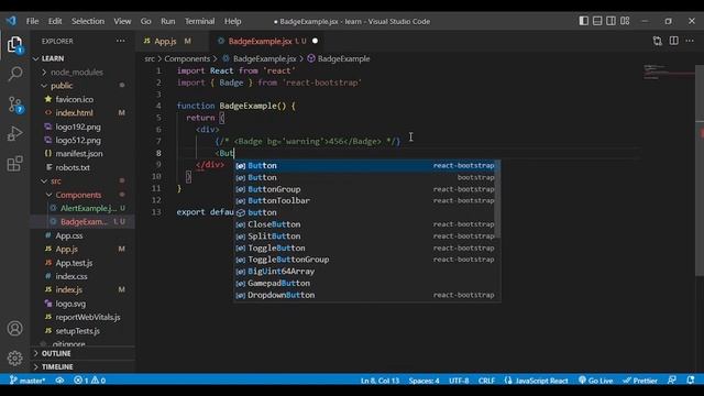 Badge in React Bootstrap Tutorial #3 смотреть онлайн
