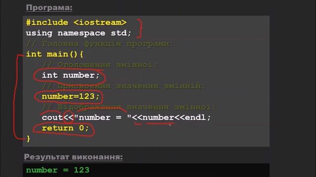 [2] Програмування мовою C++. Використання змінних смотреть онлайн