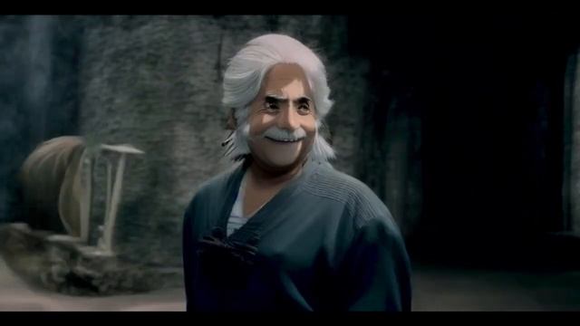 A scene from Witcher as a Studio Ghibli animation (Stable Diffusion) смотреть онлайн