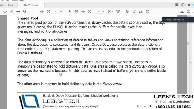 Oracle 11g Database Administration Workshop 1: Class # 02 Exploring the Oracle Database Architectur смотреть онлайн