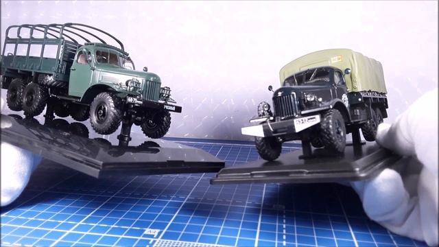Сравнительный обзор моделей ЗИЛ 157 от SSM и DiP 1:43 смотреть онлайн
