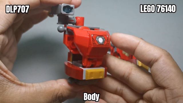 LEGO Iron Man Mech 76140 and DLP Iron Man Mech DLP707 Video Comparison смотреть онлайн