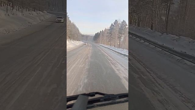 SITRAK C7H Tractor 4x2 Vs Entry To Baikal 21.01.2023 It Remains To Overcome Kultuk