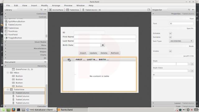 Ep 6 - Java RMI - Database - CRUD - GUI client using javafx смотреть онлайн