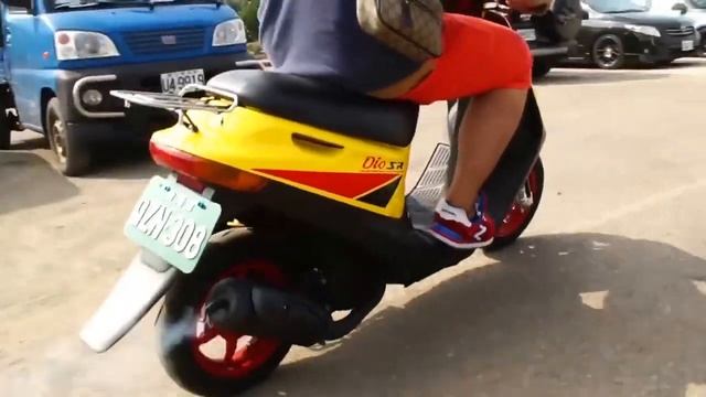 Honda dio настоящий тюнинг , Тайвань ! смотреть онлайн