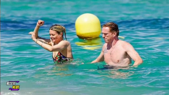 Damien Lewis with girlfriend Alison Moschart during a romantic getaway in Saint-Tropez смотреть онлайн