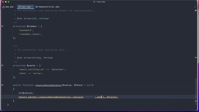 Route Model Binding - роутинг с расширением в Laravel. Ответ на вопрос из чата CutCode смотреть онлайн
