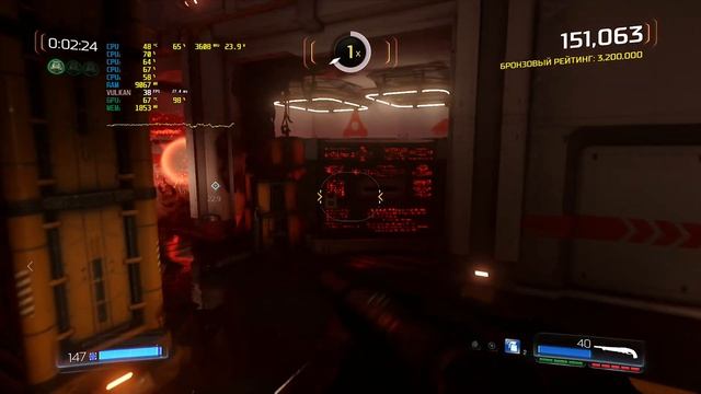 DOOM (Vulkan API) | R9 270X 2GB + I5 7500 смотреть онлайн