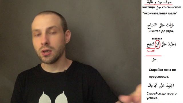 АРАБСКИЙ ЯЗЫК/Частица حتى/Причем здесь أن?!! смотреть онлайн