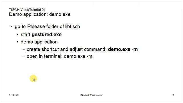 libTISCH 1.1.2 - Tutorial смотреть онлайн