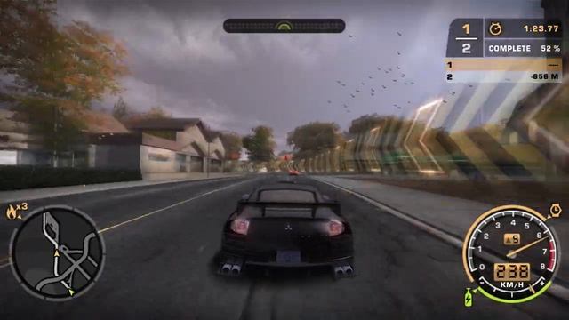NFS Most Wanted - Mitsubishi Eclipse GT (Big Lou) vs. Porsche Cayman S (Baron) смотреть онлайн