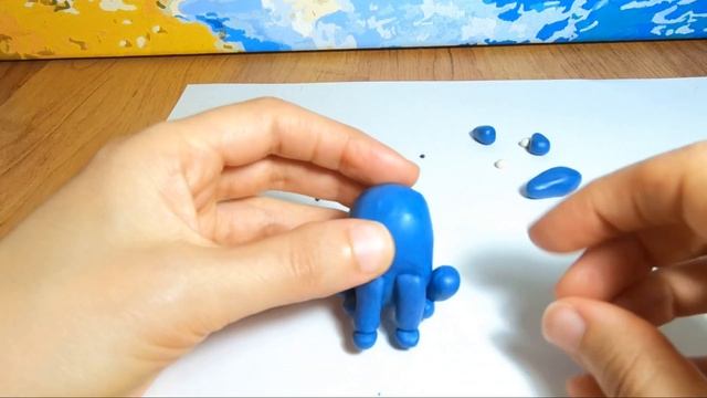 Лепка из легкого пластилина Hey Clay/Видео лепка залипаки лесные животные Волк смотреть онлайн