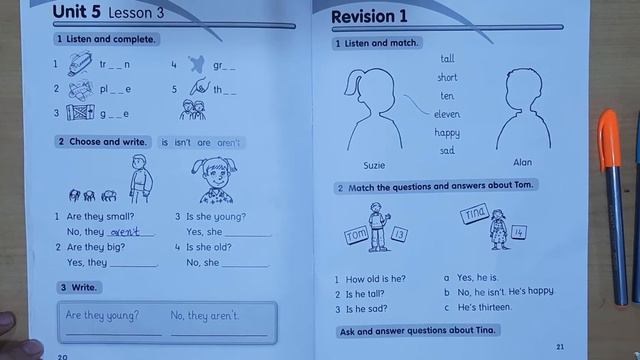 Sunrise 3, lesson 5, activity book, pages 18-22. смотреть онлайн