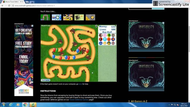 #### BLOONS TOWER DEFENSE 3 #### (Cool Maths Games) смотреть онлайн