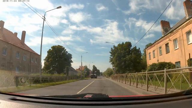 Большаково, Калининградская область, въезд со стороны Советска, часть 1 смотреть онлайн