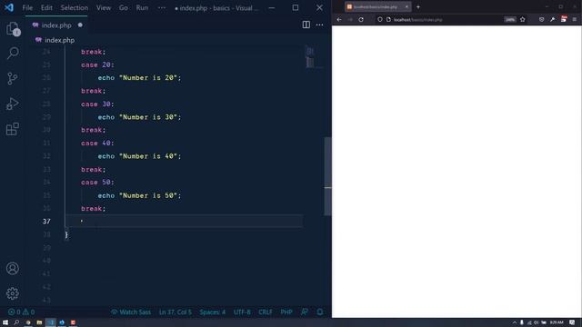PHP Switch Statement | PHP Tutorial for Beginners #7 смотреть онлайн