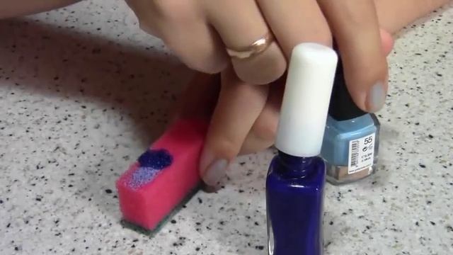 ПРО КРАСОТУ * Как красиво накрасить ногти с помощью губки смотреть онлайн