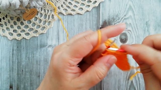 Утилизация остатков пряжи 2. Плед «12 петель». Мастер класс. смотреть онлайн