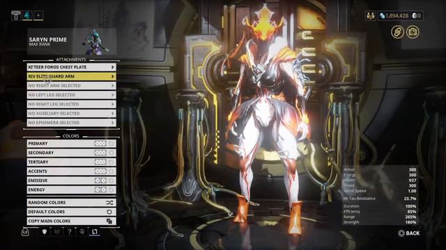 Warframe: Saryn Prime Fashion Frame смотреть онлайн
