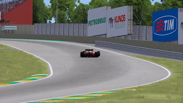 Ayrton Senna 1991 F1 McLaren MP4/6 Interlagos Onboard - Assetto Corsa смотреть онлайн