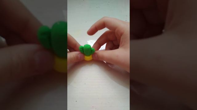 как слепить кактус из лёгкого пластилина смотреть онлайн